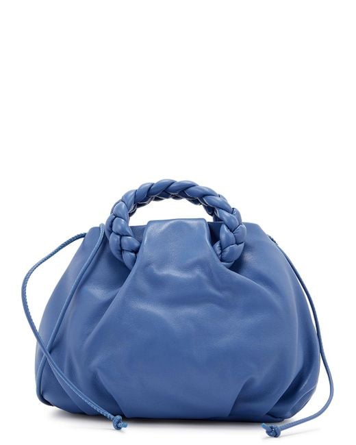Hereu Bombon Leather Cross-body Bag in Blue | Lyst