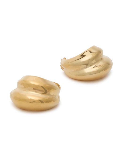 Nina Gordon Metallic Mega Hoop 14Kt Vermeil Earrings