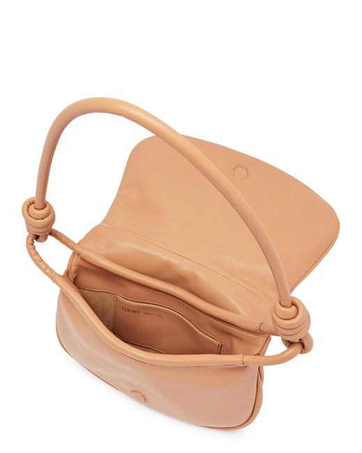 Loewe Brown Paseo Leather Shoulder Bag
