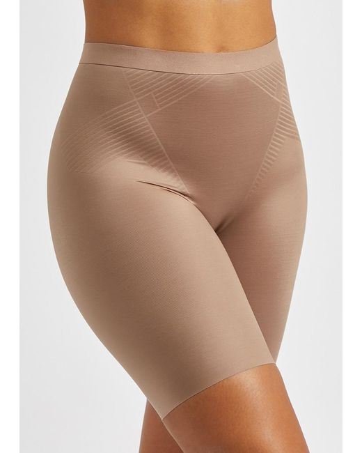Spanx Brown Thinstincts 2.0 Mid-thigh Shorts