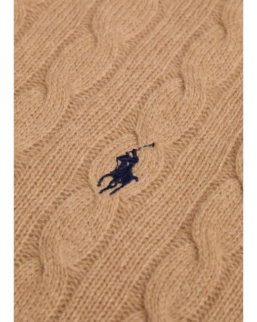 Polo Ralph Lauren Natural Logo Cable-Knit Wool And Cashmere-Blend Jumper for men