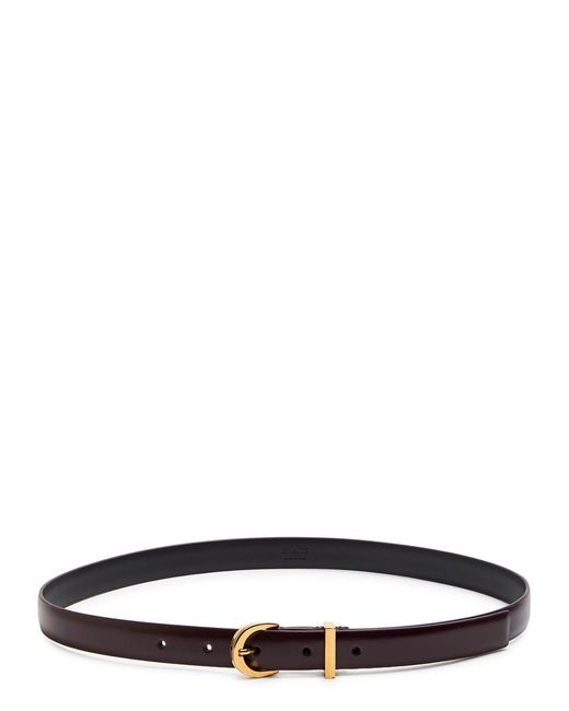 Khaite Red Luna Leather Belt