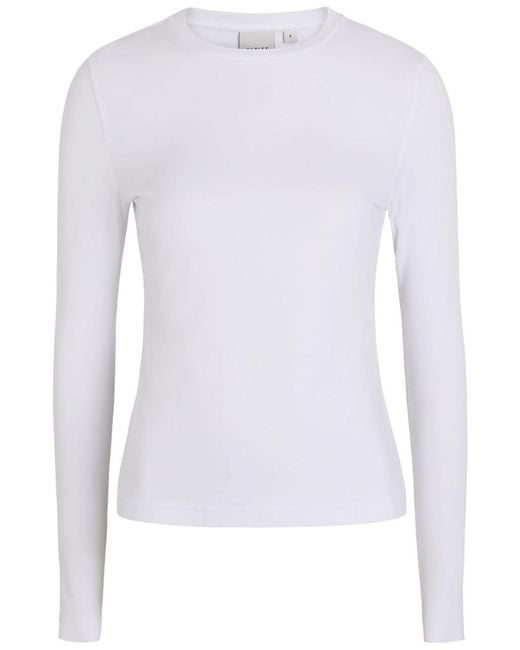 Varley White Edna Jersey Top