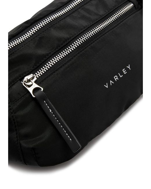 Varley Black Lasson Nylon Belt Bag
