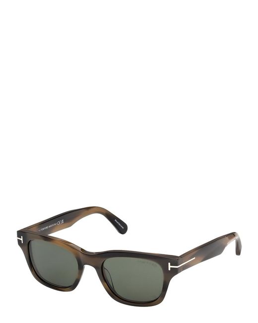Tom Ford Metallic Caleb Square-Frame Sunglasses for men