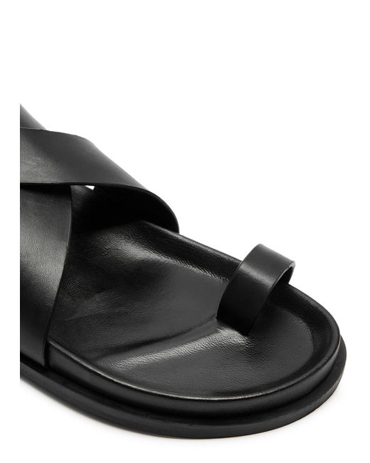 A.Emery Black A. Emery Dula Leather Sandals