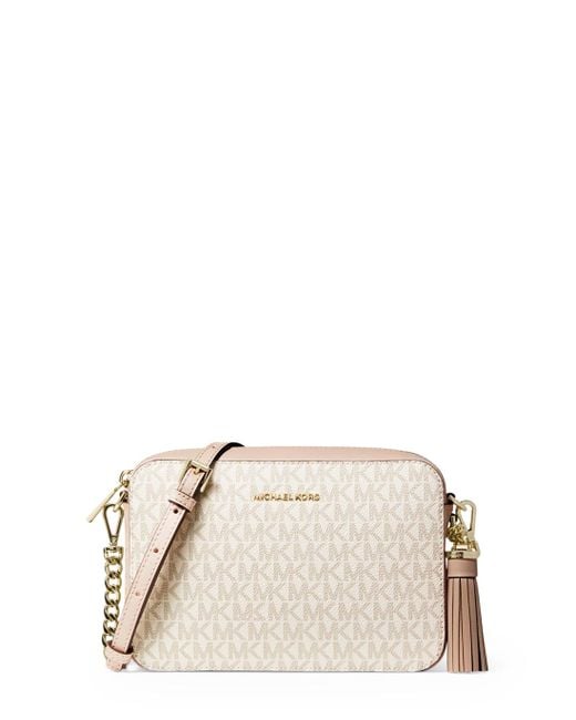 michael kors ginny medium logo crossbody