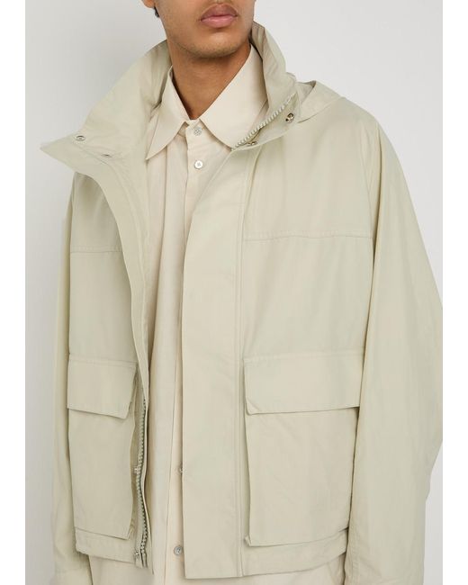 Lemaire Natural High-Neck Cotton Parka Jacket for men