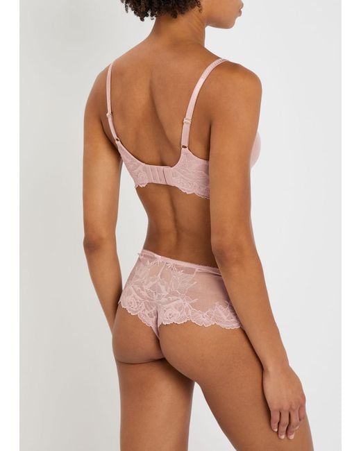 Wacoal Pink Vivid Attraction Lace Thong