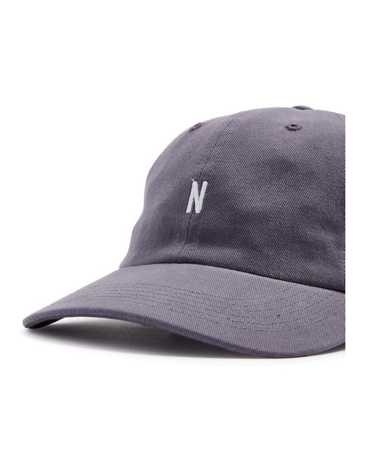 Norse Projects Purple Sports Logo Cotton-twill Cap for men