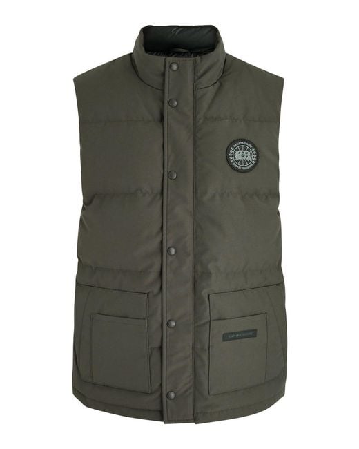 Canada Goose Green Quilted Arctic-Tech Gilet for men