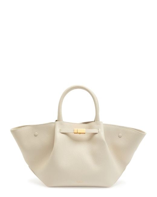 DeMellier London Natural New York Midi Leather Tote