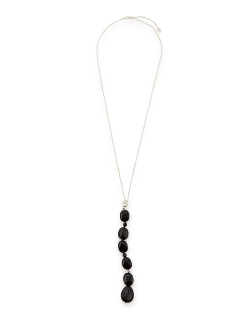 Agmes White Selma Sterling Necklace