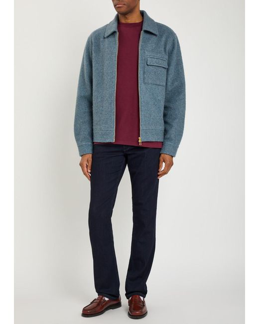 PAIGE Blue Normandie Straight-Leg Jeans for men