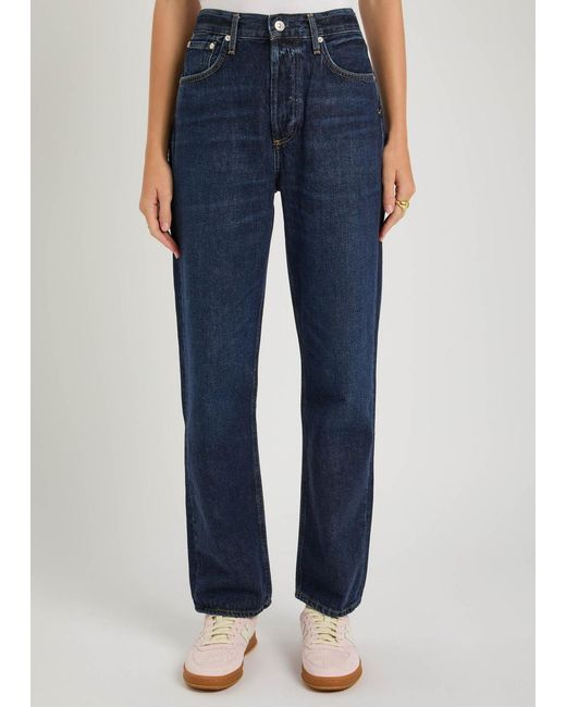 Citizens of Humanity Blue Blaine Straight-Leg Jeans