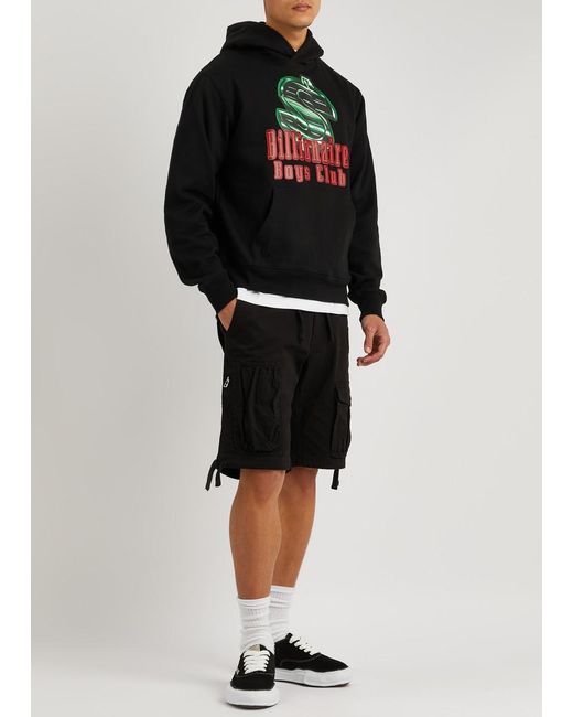 BBCICECREAM Black Logo Hooded Cotton Sweatshirt for men