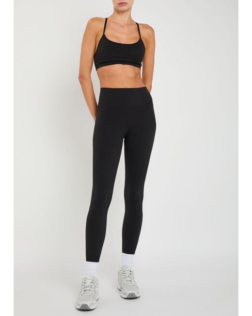 vuori Black All The Feels Stretch-Jersey Leggings
