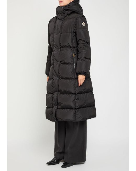 Moncler Black Chamer Padded Nylon Coat
