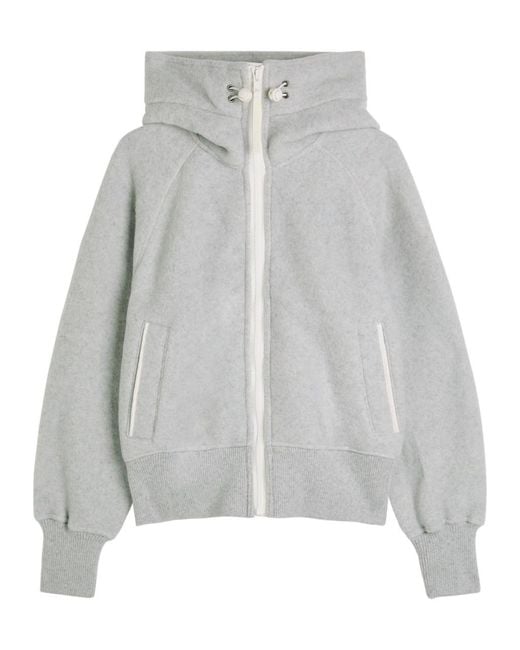 Canada Goose Gray Chilliwack Hooded Wool-Blend Jacket