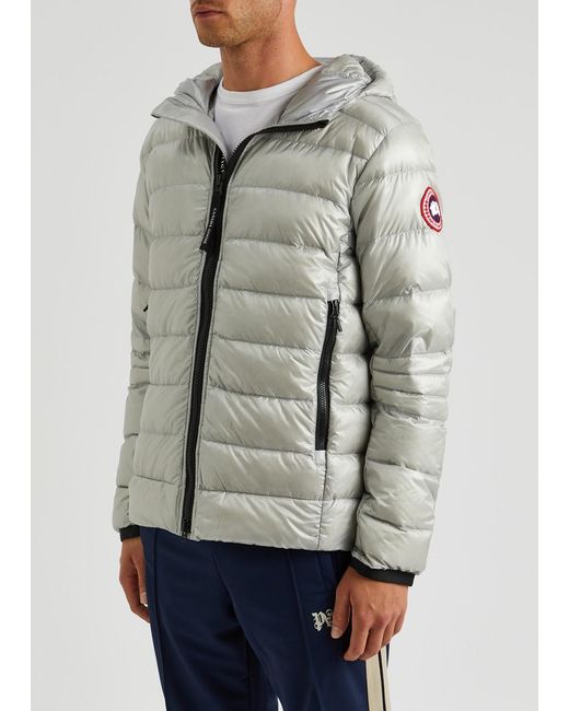 Canada Goose Gray Crofton Quilted Shell Jacket for men