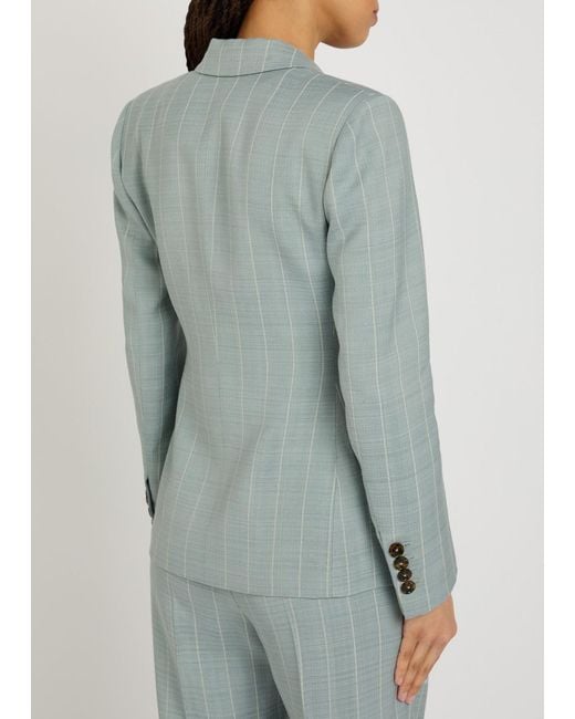 Blazé Milano Gray Charmer Striped Woven Blazer