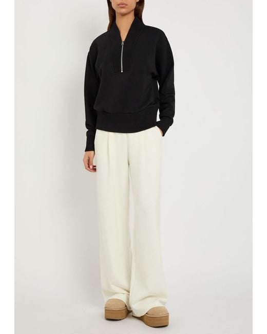 Varley Black Sally Jersey Sweatshirt