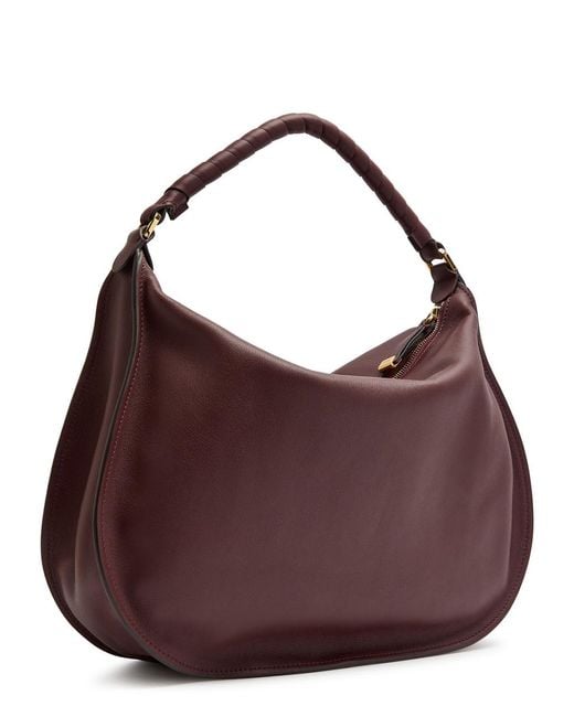 Chloé Brown Marcie Medium Leather Shoulder Bag