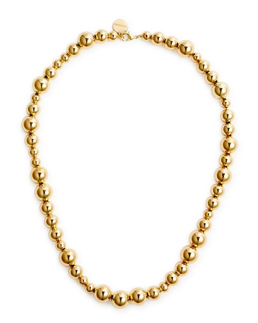 LIE STUDIO Metallic The Elly 18kt -plated Necklace