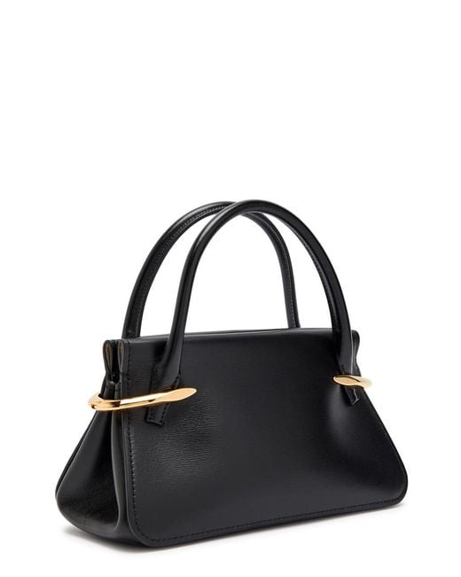 Givenchy Black Pinch Mini Leather Top Handle Bag