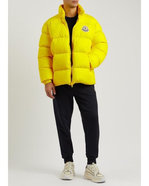 Moncler Yellow Citala Quilted Shell Jacket for men
