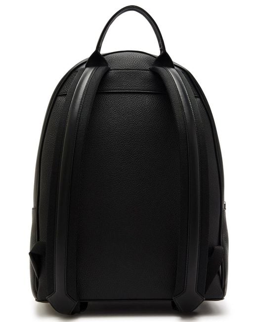 Christian Louboutin Black Nostalgic Grained Leather Backpack for men