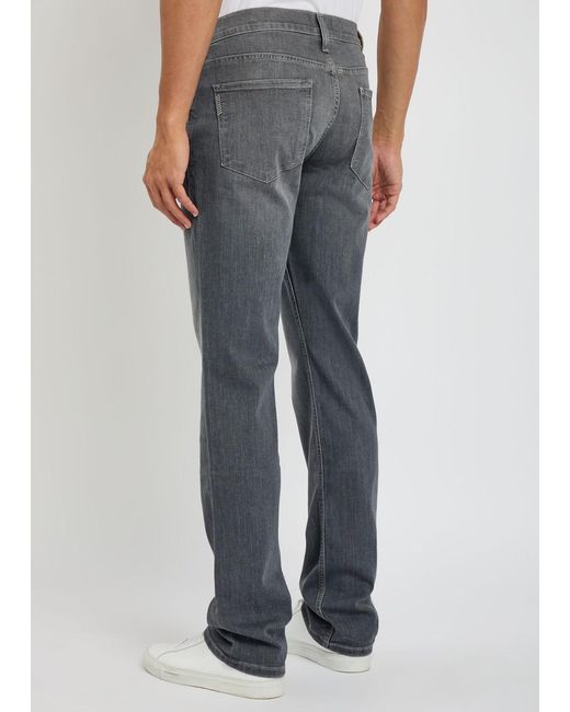 PAIGE Gray Normandie Straight-Leg Jeans for men