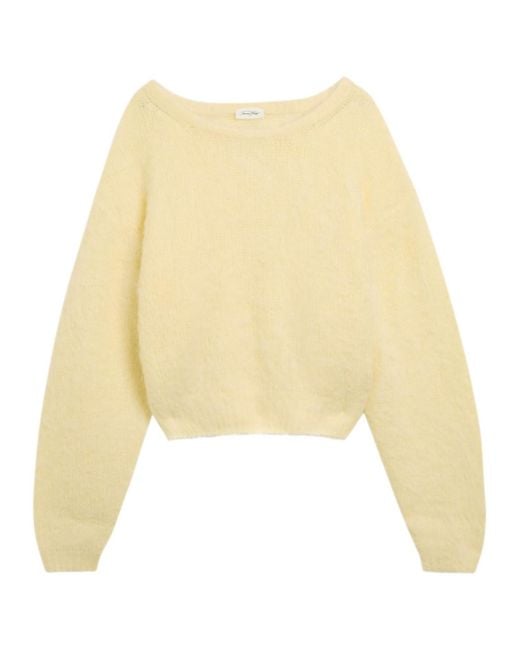 American Vintage Natural Niby Brushed Alpaca-Blend Jumper