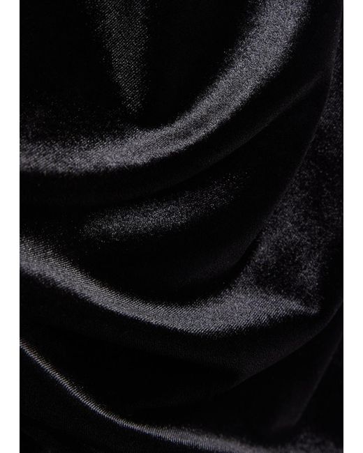 Reformation Black Trish Knit Top