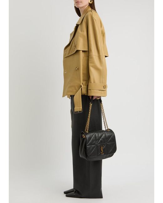 Saint Laurent Black Jamie 4.3 Medium Leather Shoulder Bag