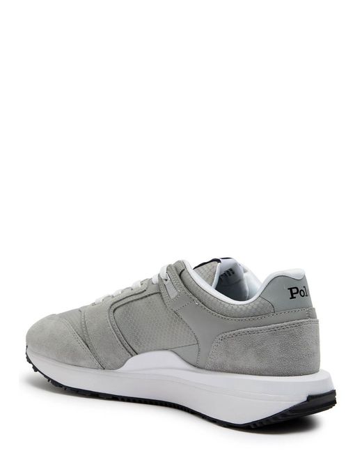 Polo Ralph Lauren White Train 89 Panelled Mesh Sneakers for men