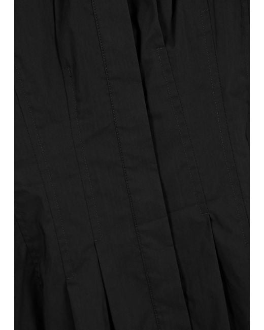 Jonathan Simkhai Black Jonathan Jazz Cotton-Blend Shirt Dress