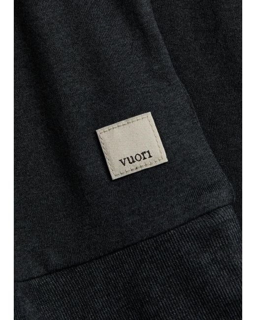 vuori Black Daydream Stretch-Jersey Top