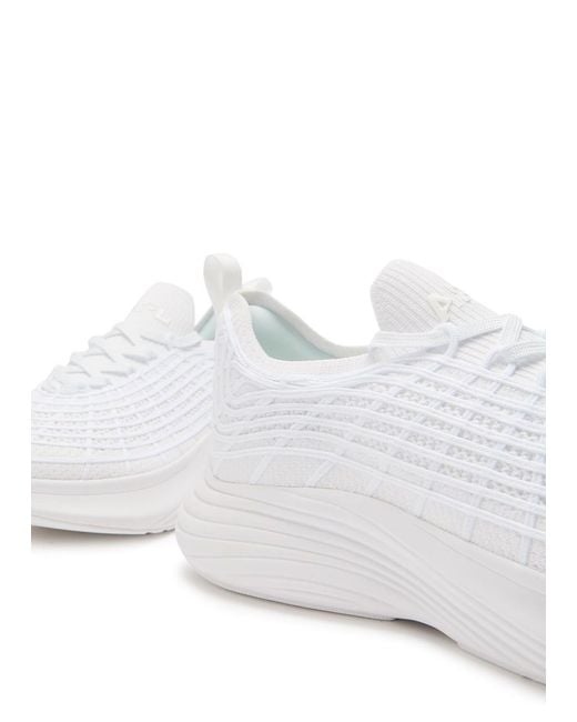 Athletic Propulsion Labs White Techloom Zipline Knit Sneakers for men