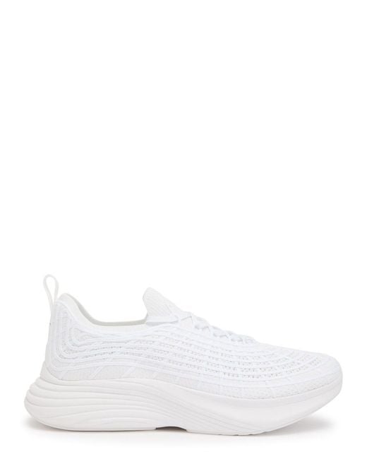 Athletic Propulsion Labs White Techloom Zipline Knit Sneakers for men