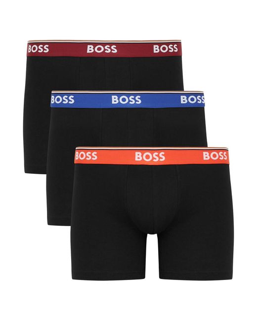 Boss Black Power Stretch-Cotton Boxer Briefs for men