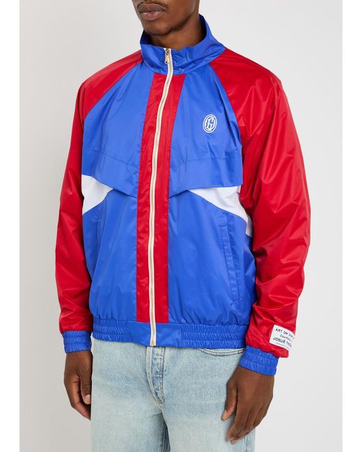 GALLERY DEPT. Blue Jude Colour-Block Nylon Track Jacket for men