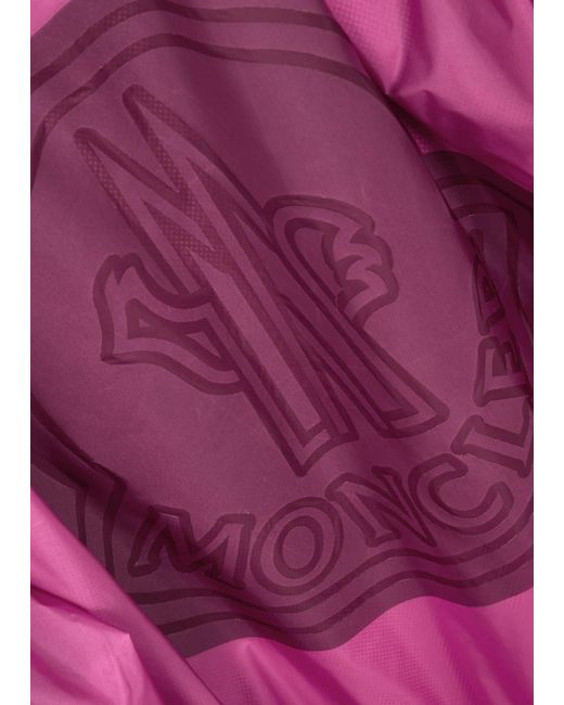 Moncler Pink Pointu Hooded Ripstop Nylon Jacket