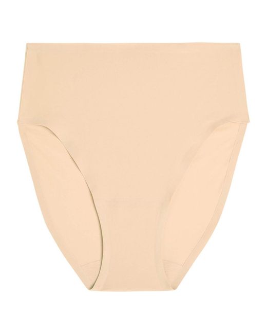 Chantelle White Soft Stretch High-Leg Briefs