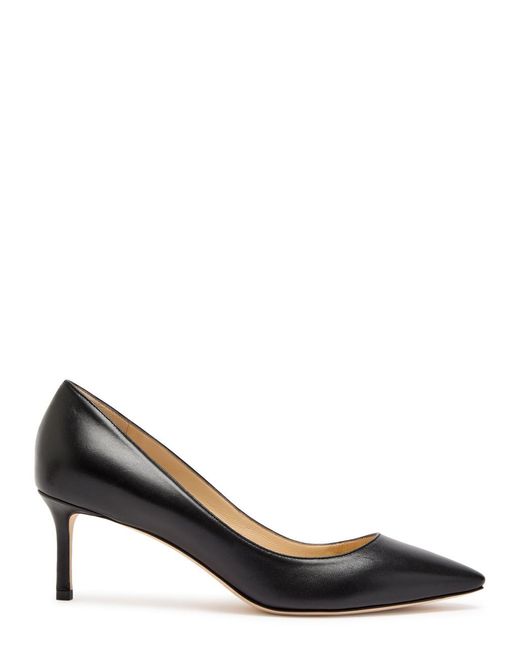 Jimmy Choo Black Romy 60 Leather Pumps