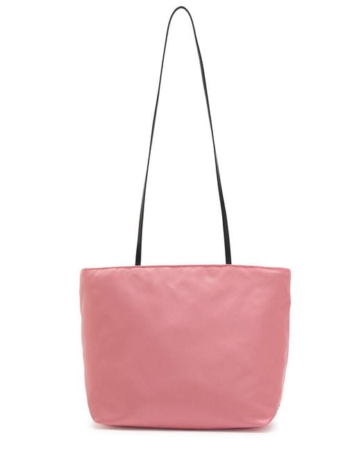 Valesque Pink Spaghetti Satin Tote Bag