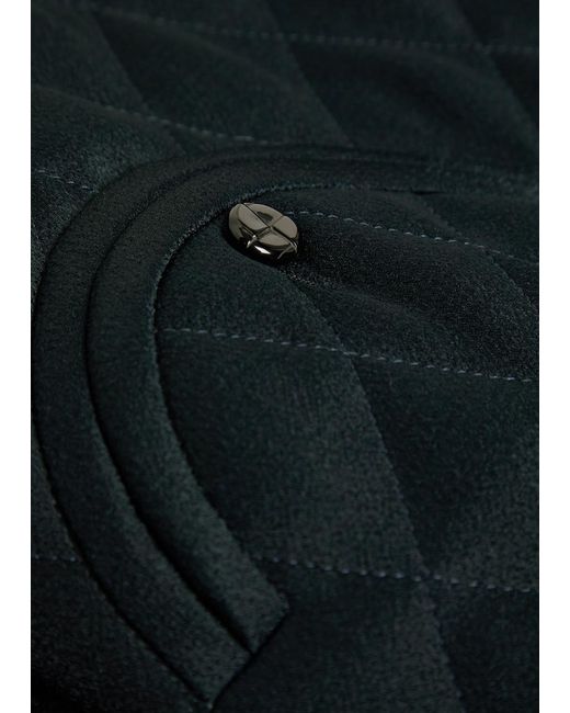 Blazé Milano Black Quilted Satin Bolero Jacket