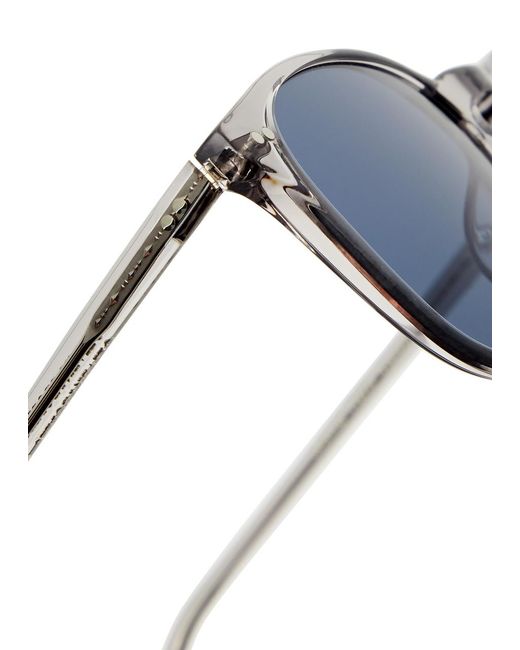 Oliver Peoples Blue Forman L. A Round-frame Sunglasses for men