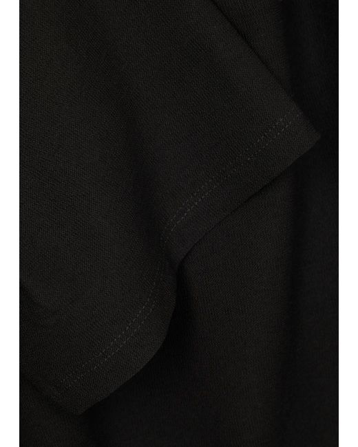 Eileen Fisher Black Stretch-crepe Mini Dress