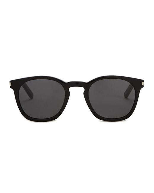 Saint Laurent Black Sl28 Wayfarer-Style Sunglasses, Sunglasses for men